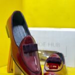 WINE MARTIN PATENT LOAFER